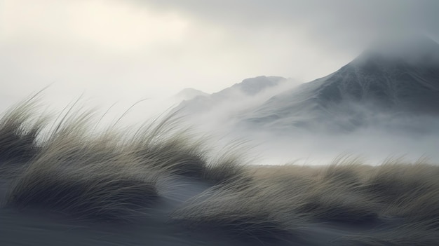 minimalist landscape in New Zealand