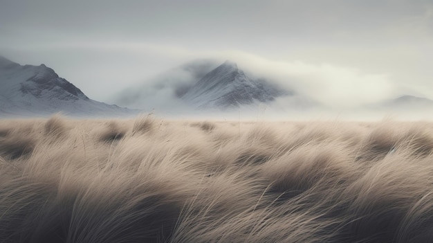 minimalist landscape in New Zealand