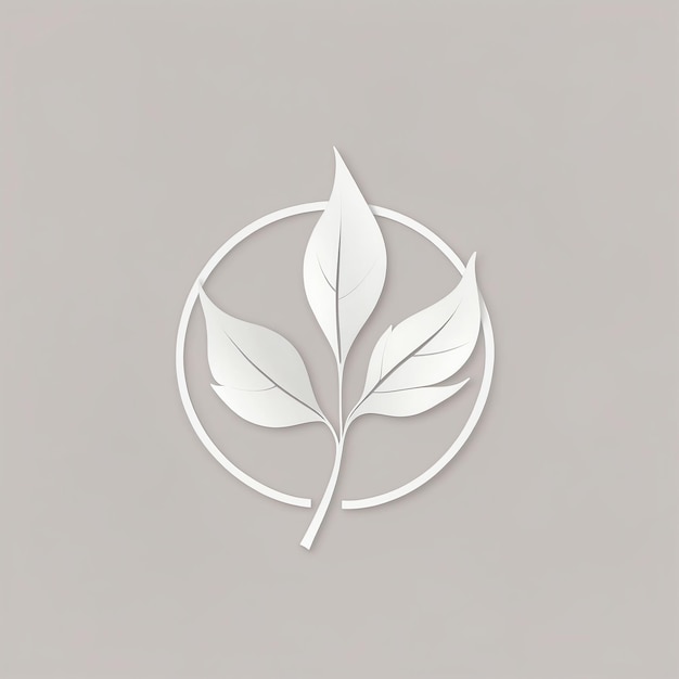 Minimalist Leaf Logo Design