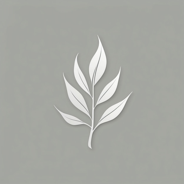 Minimalist Leaf Logo Design