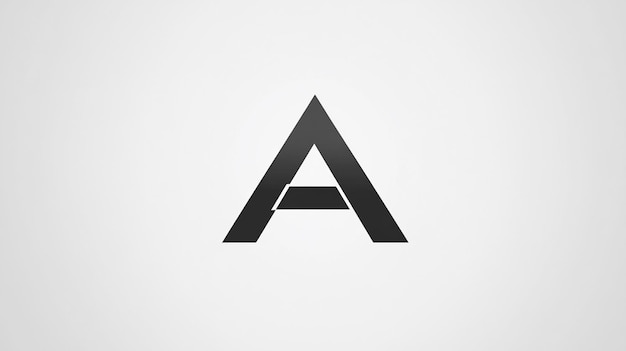 A Minimalist Logo Featuring the Letter A in a Sleek Geometric Design