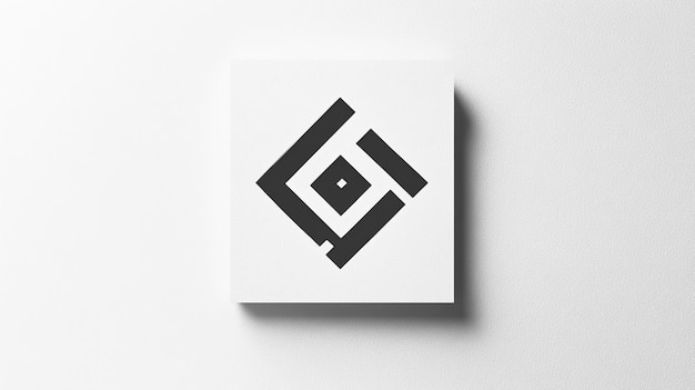 Photo minimalist and modern logo design featuring geometric shapes