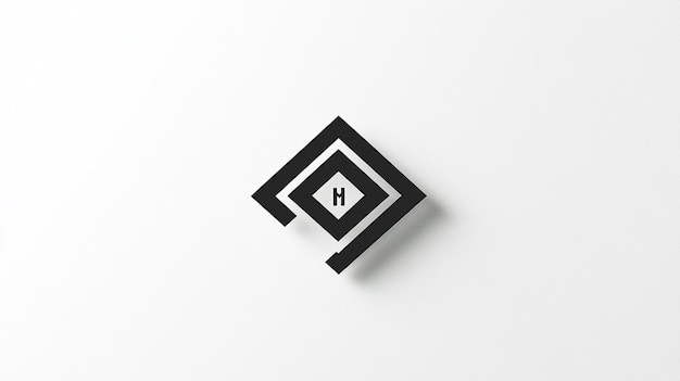 Photo minimalist and modern logo design featuring geometric shapes