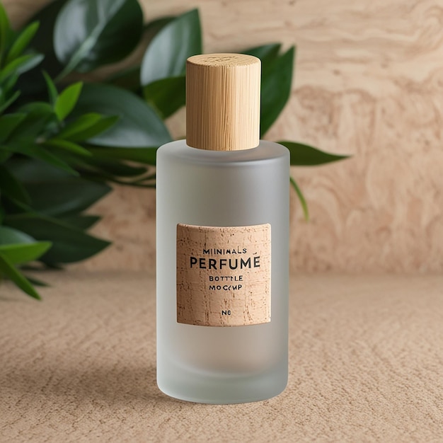 Photo minimalist perfume bottle