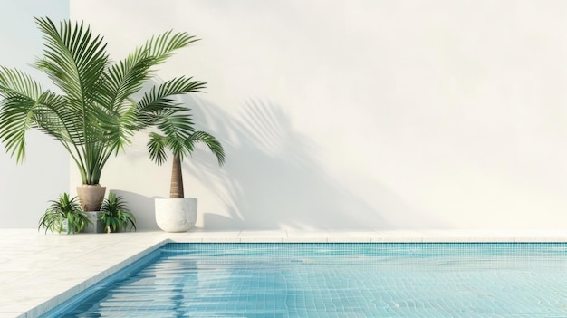 Minimalist Poolside Oasis