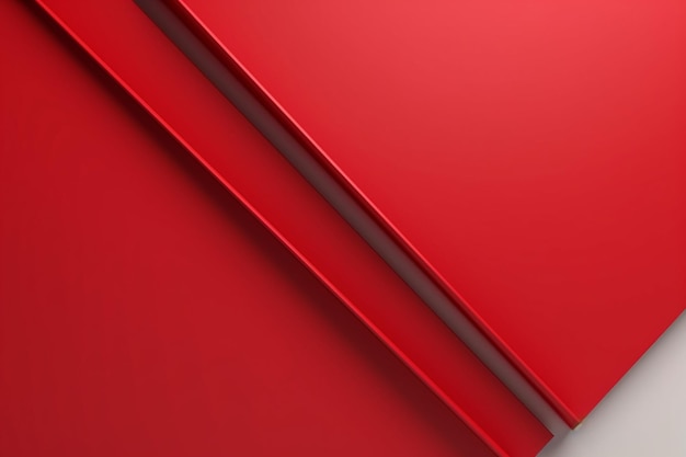 Photo minimalist red line background for advertising