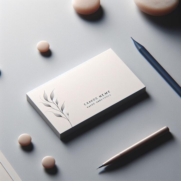 Minimalist and simple business card design