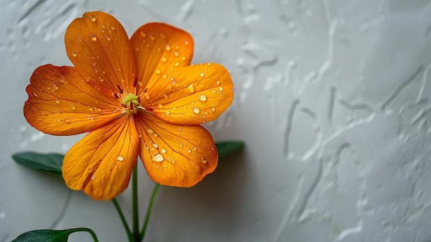 A minimalist single flower photograph