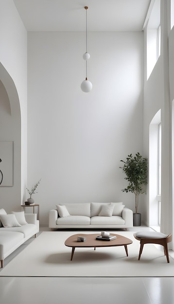 a minimalist styled interior design