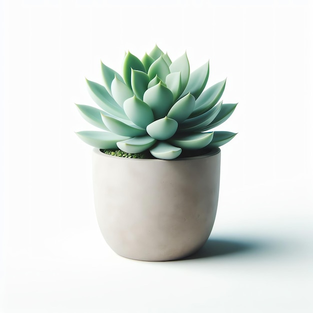 Minimalist Succulent Plant in Pot