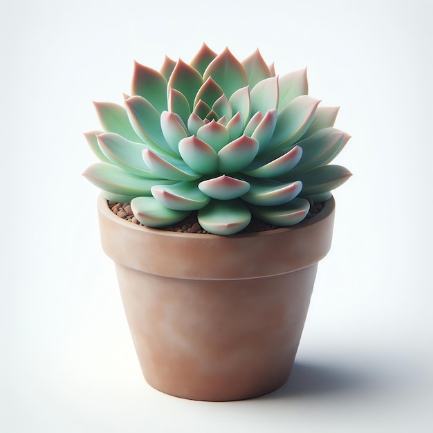 Minimalist Succulent Plant in Pot