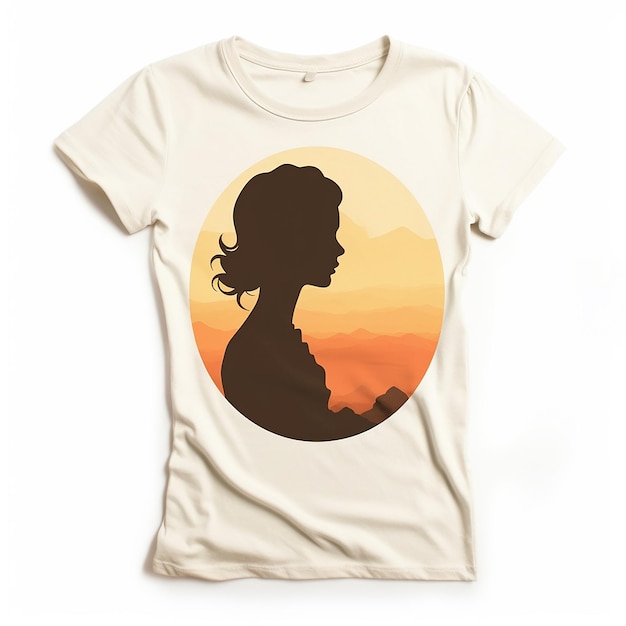 A minimalist tshirt design with a vintage twist