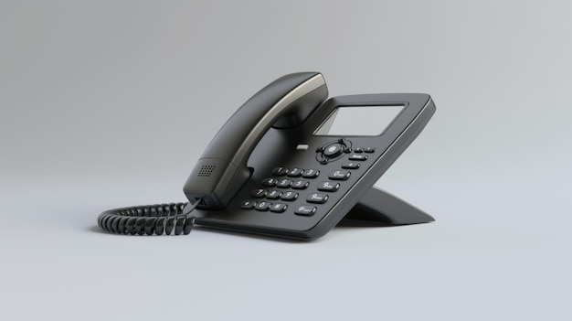 Minimalist VoIP phone with sleek design