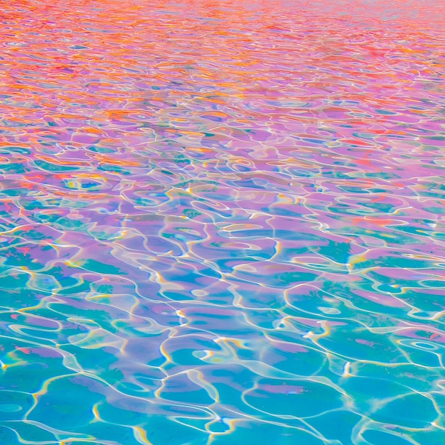 Minimalist wallpaper Blue pink vaporwave swimming pool relax water Vacation dreams  time concept