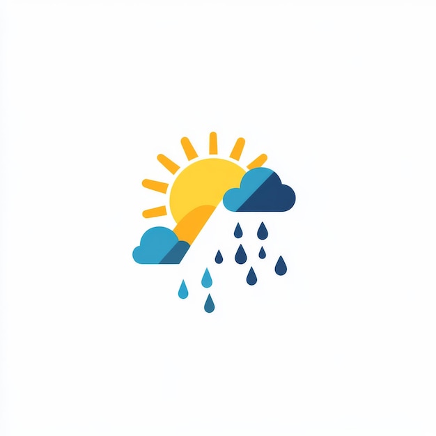 Minimalist Weather Forecast Logo