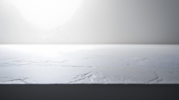 Photo a minimalist white tabletop