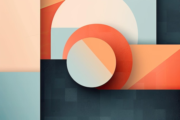 Minimalistic abstract background with clean lines and geometric shapes