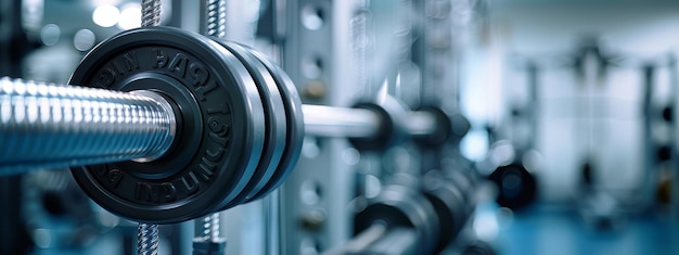 Minimalistic close up of person lifting weights focused on weight stack isolated on white