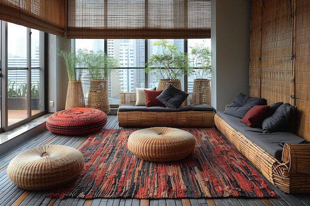 minimalistic contemporary living room design wabi sabi japanees style