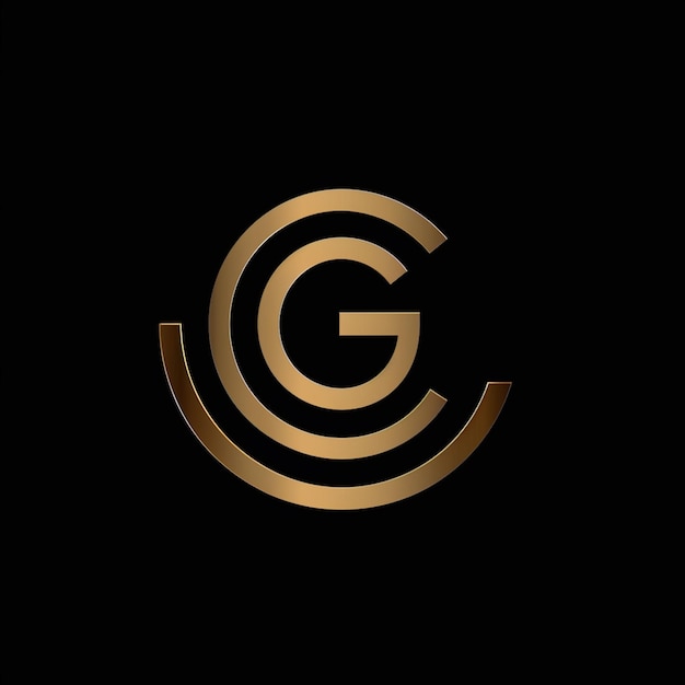 Photo minimalistic letter g logo brand