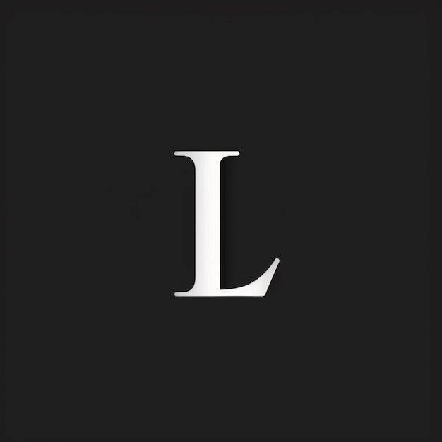 Photo minimalistic letter l logo brand