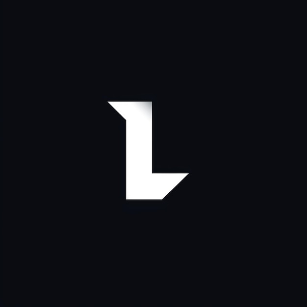 Minimalistic letter L logo brand