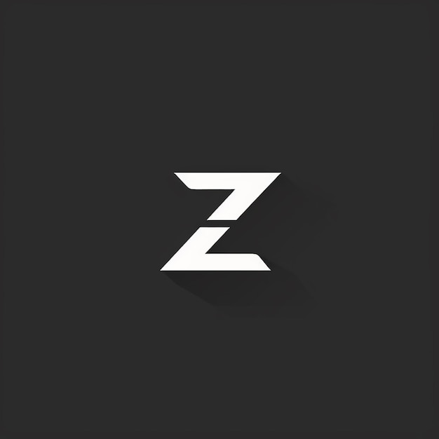 Photo minimalistic letter z logo brand