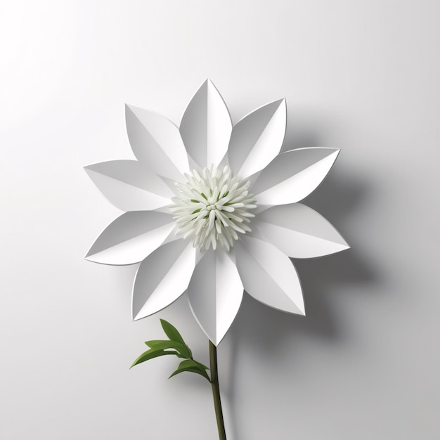 A minimalistic and modern jasmine flower with six identical