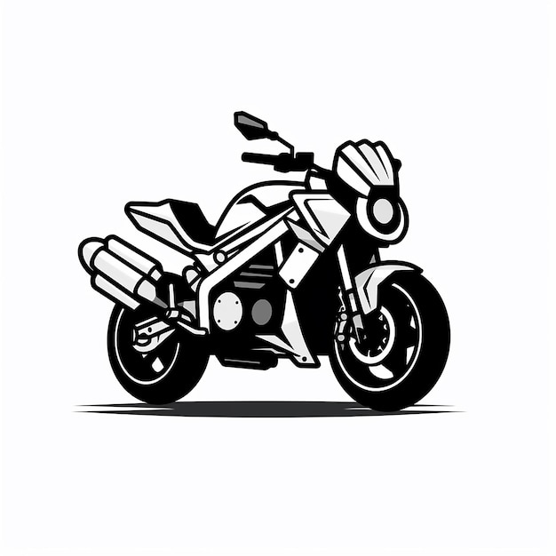 Minimalistic Motorcycle Logos Flat Vector Designs for Modern Brands