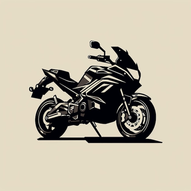 Minimalistic Motorcycle Logos Flat Vector Designs for Modern Brands