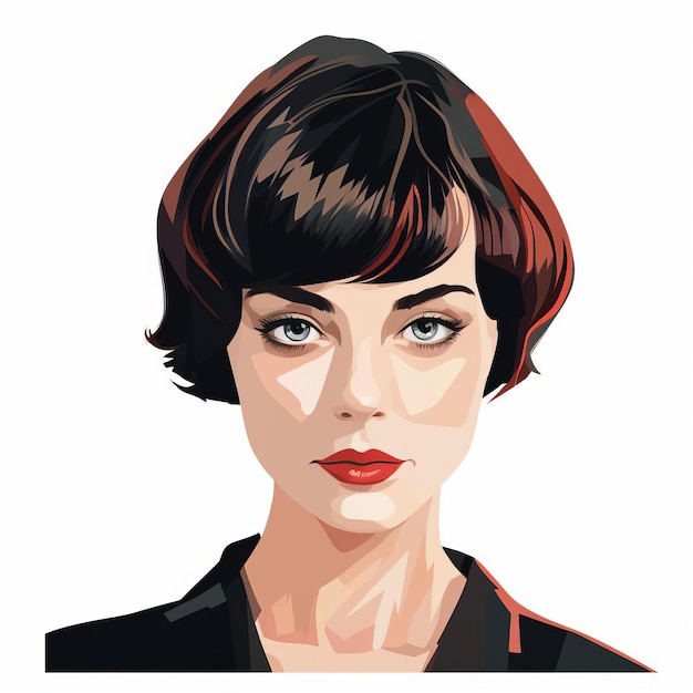 Minimalistic Penelope Icon Fine Art Film Style Portrait With Short Hair