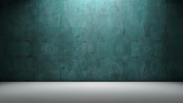 Photo minimalistic simple abstract tosca background for product presentation