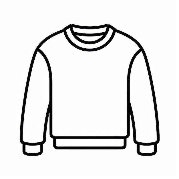 Photo minimalistic sweatshirt icon cleanlined pixelated design