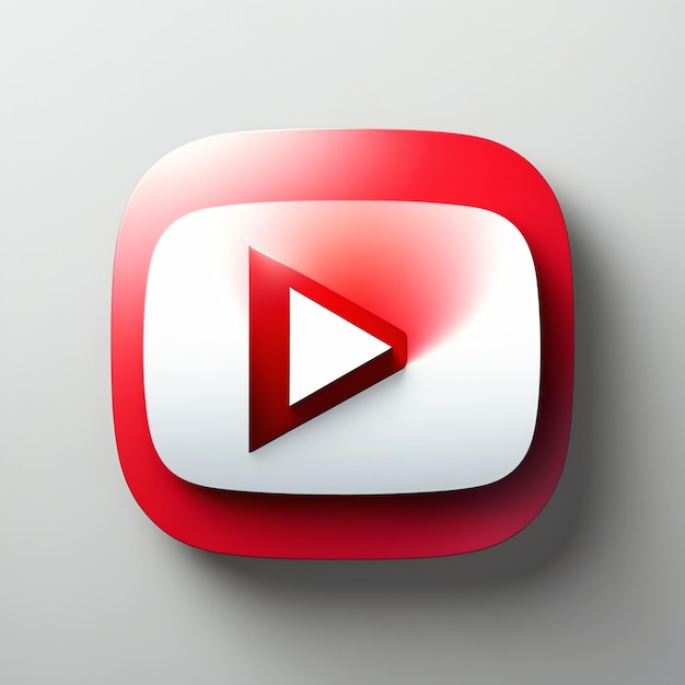 Photo minimalistic youtube logo design