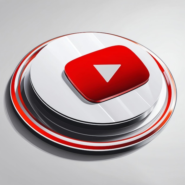 Photo minimalistic youtube logo design