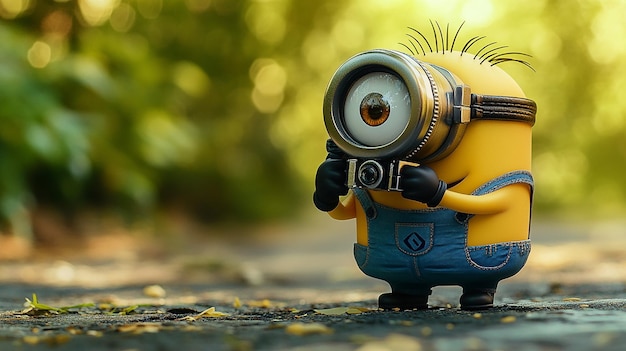 Photo minion como fotografo