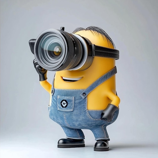 Photo minion como fotografo