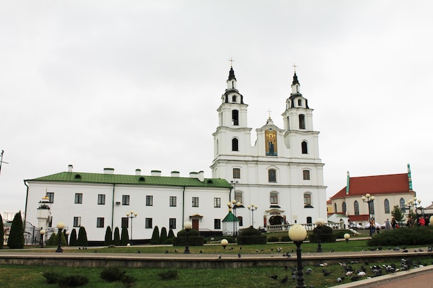 Minsk Belarus Holy Spirit Cathedral main view