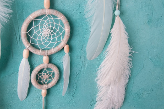 Mint cream dream catcher