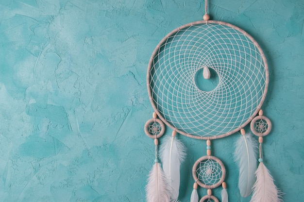 Mint cream dream catcher 