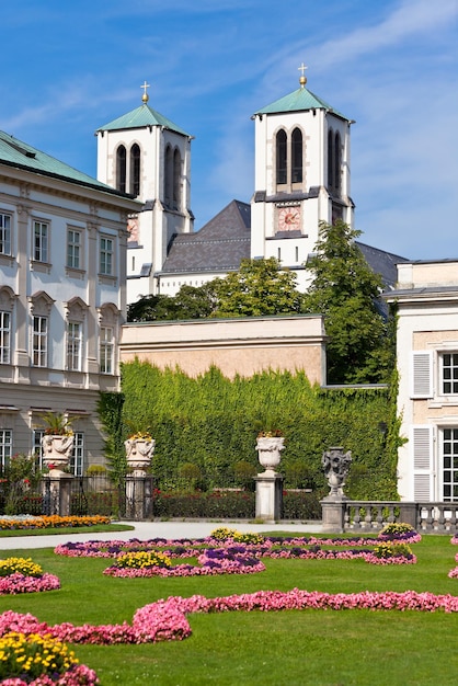 Mirabell Garden in Salzburg Austria