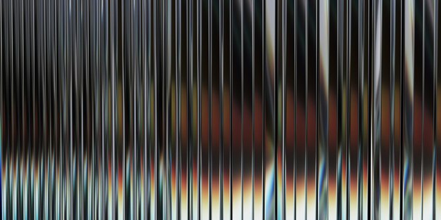 Photo mirrored stripe abstract art