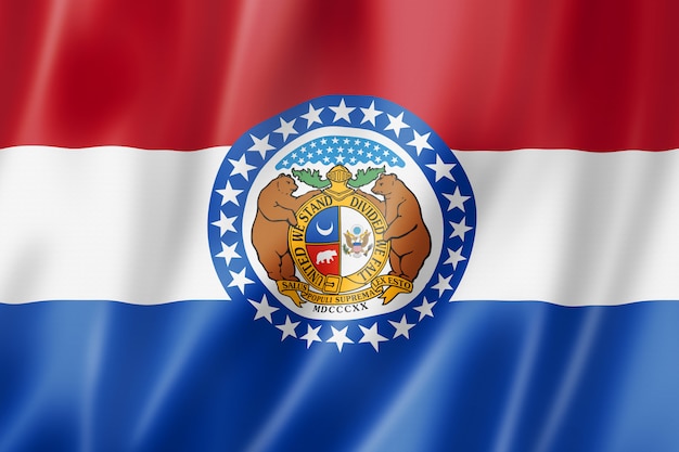 Missouri flag, USA