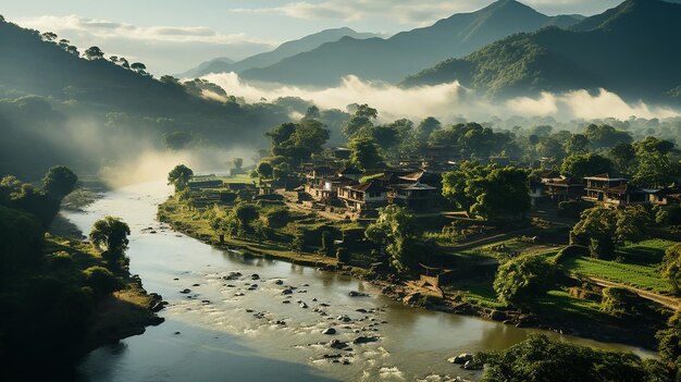 Misty Magic Bandipur in the Mist Unique Birds Eye View