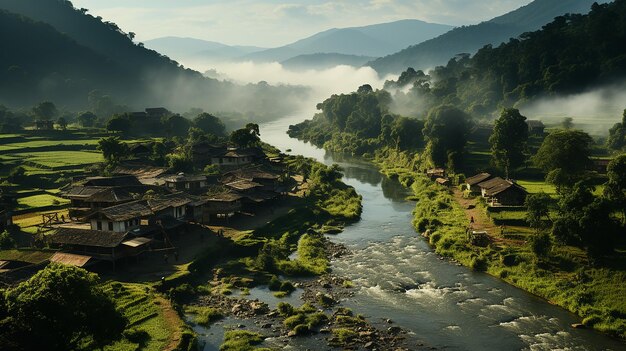 Misty Magic Bandipur in the Mist Unique Birds Eye View