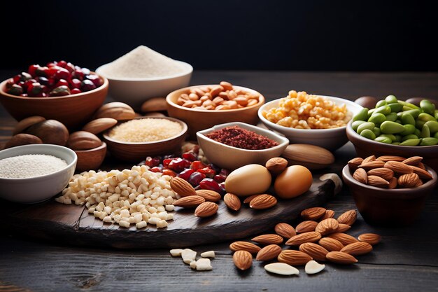 Mix of common food allergens for people