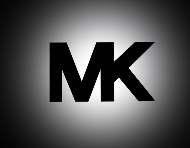 Photo mk initials logo monogram mk letters