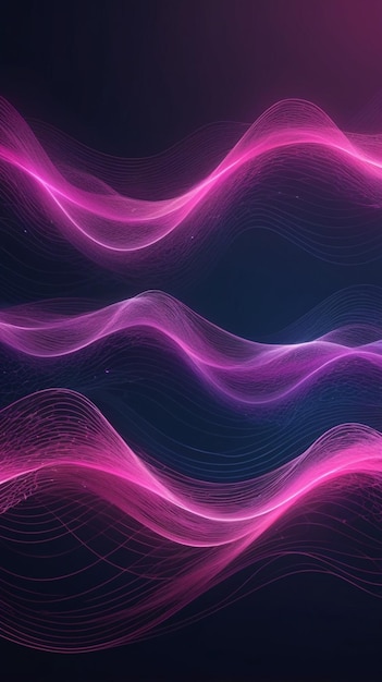 Mobile background image of digital abstract wave