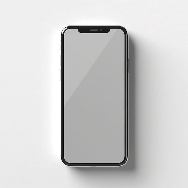 Photo mobile phone mockup generated in ai