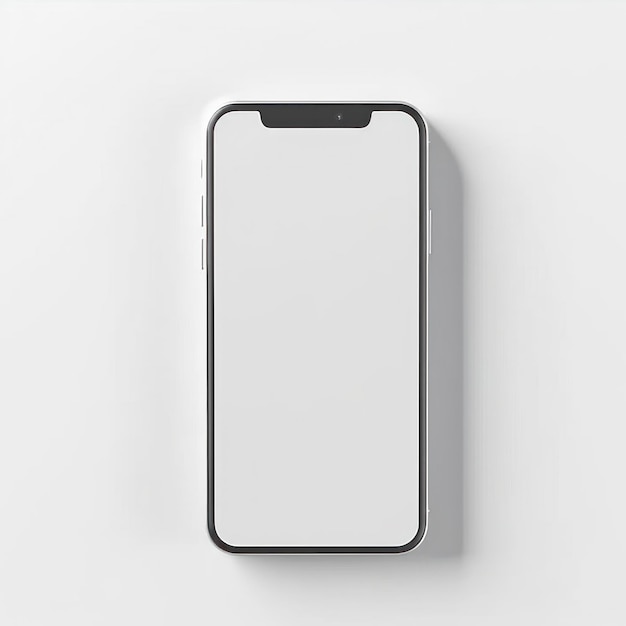 Mobile phone mockup Illustration AI GenerativexA